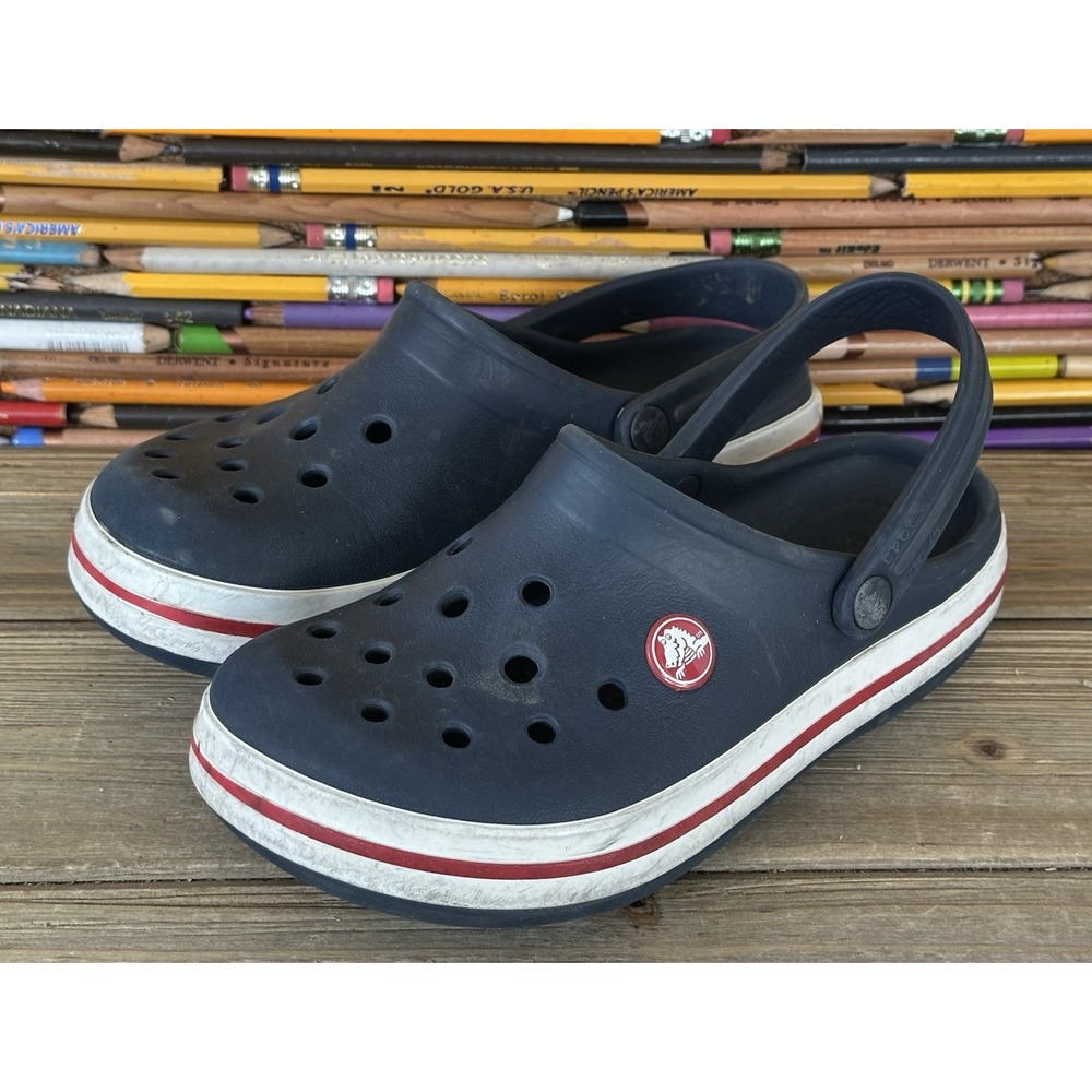 Crocs Crocband Blue Clogs Youth Size C 13 Classic Unisex Kids